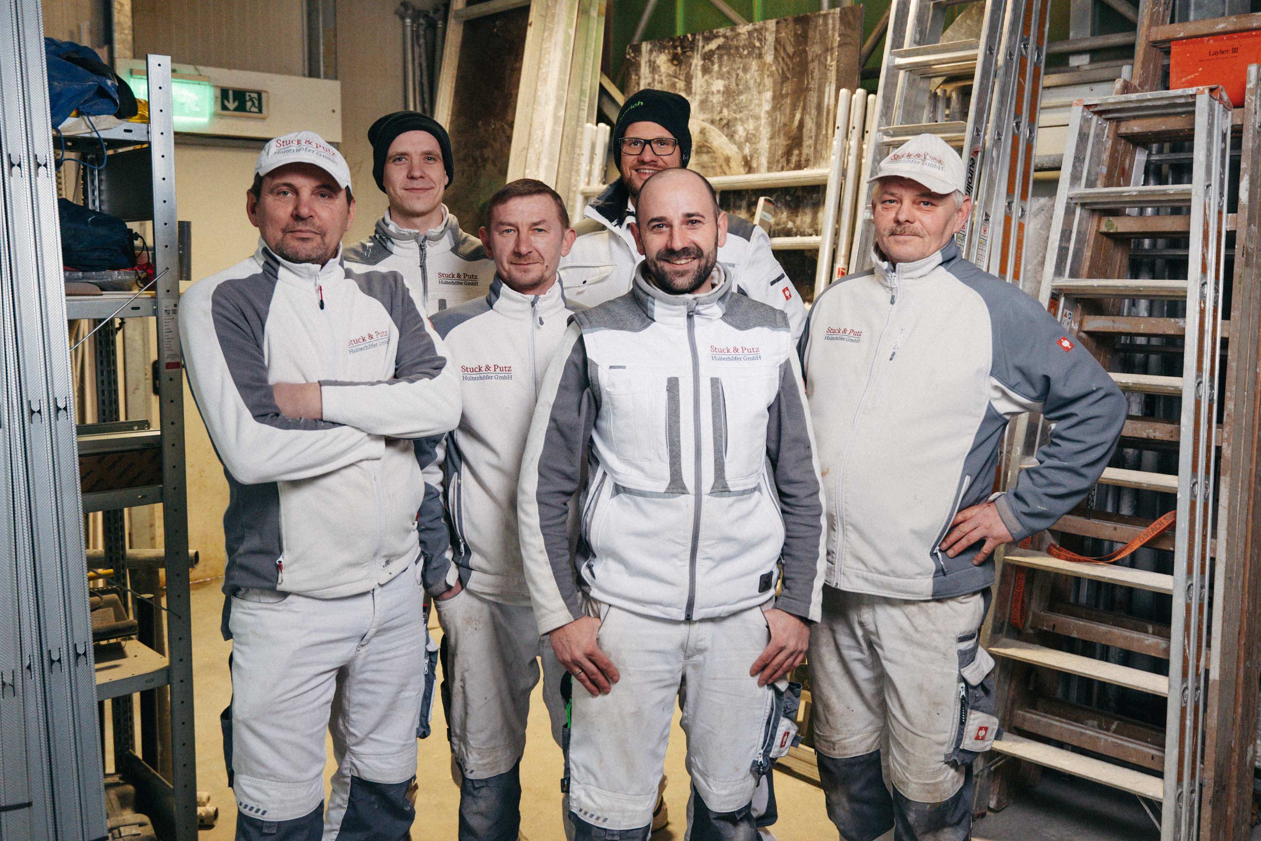 Gruppenbild vom Team Stuck & Putz