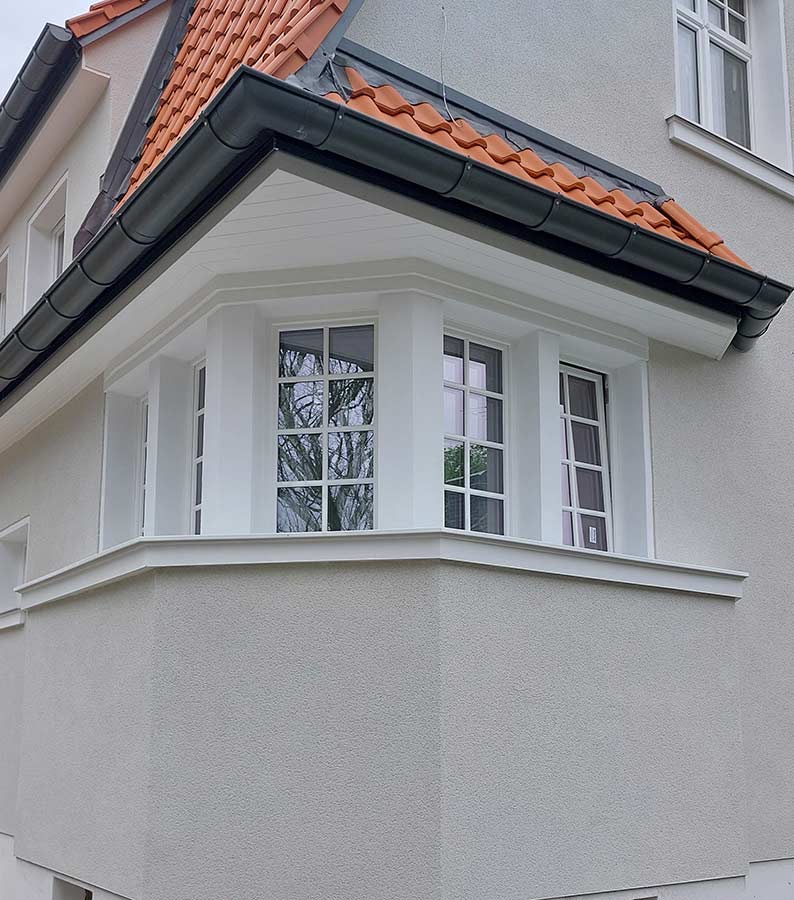 Referenzprojekt Fassade eines sehr schönen Gebäudes